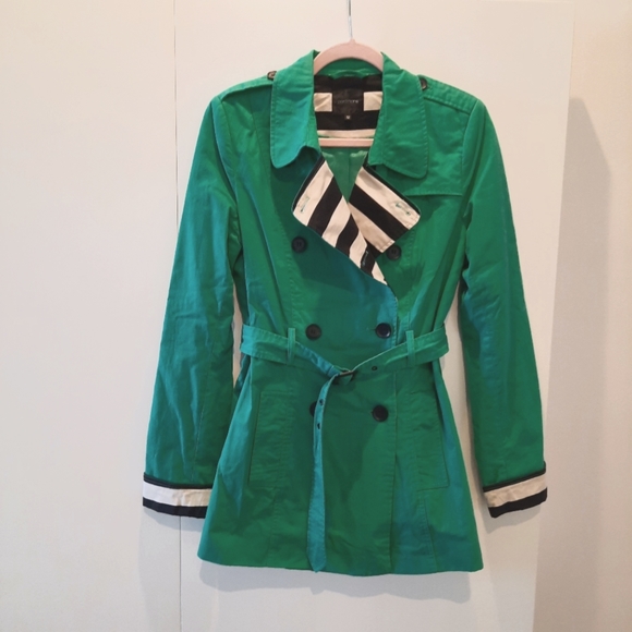 Coats | Portmans Green Trench Coat 